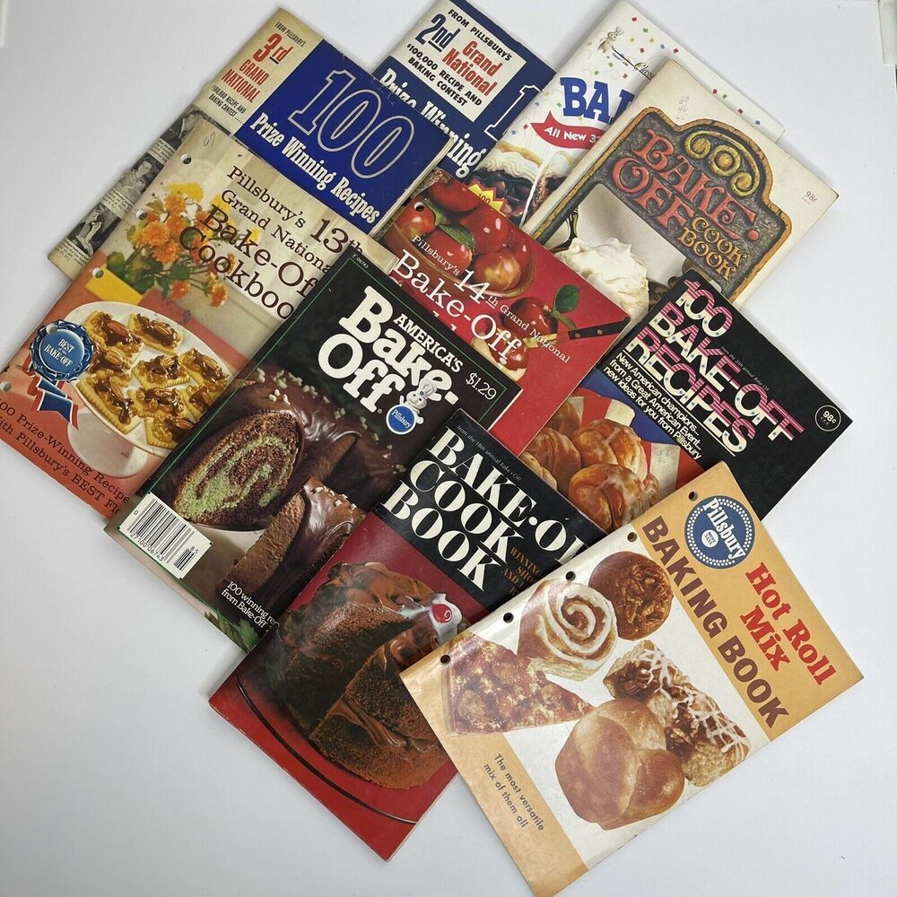 Vintage Pillsbury Recipe Booklet Mini Cookbook Product Advertising Bake Off MCM